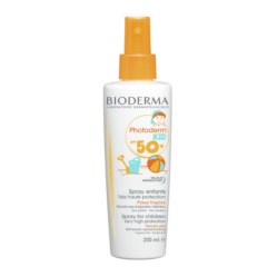 Spray protectie solara pentru copii Photoderm KID SPF50+, 200ml, Bioderma
